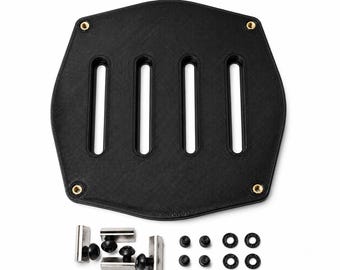 Dayton BST-300EX: Verticale bass shaker-steun voor cockpit, gemaakt van geprofileerd aluminium - simrace-accessoires - sim rig-accessoires - vluchtsimulator
