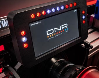 5-inch VoCore-scherm met 16 LED's en lenzen, compatibel met Simhub / Sim Racing DDU / Sim Racing-dashboard / touchscreen / sim-rig-scherm