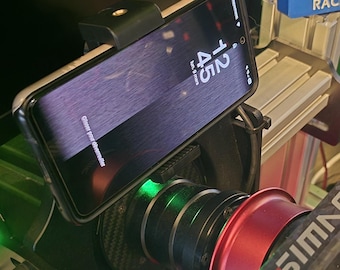 Phone holder for direct drive - Moza / Simagic / Fanatec / Simucube 2 / Advanced Sim Racing front mount - phone mount - phone holder