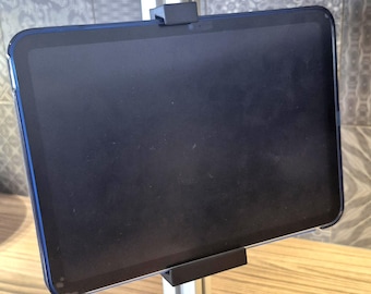 Adjustable tablet holder for sim racing cockpit - sim rig accessories - sim racing tablet holder - tablet mount