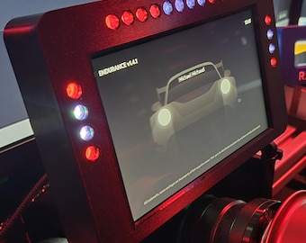 6.8" VoCore Screen & 20 LEDs + Lenses compatible with simhub / sim racing DDU / sim racing dashboard / Touchscreen / sim rig screen