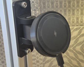 Magnetic charger (MagSafe) & adjustable vertical mount for sim racing cockpit - MagSafe - phone holder - phone mount