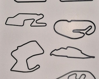 3D printed race track (America) - wall decoration - racing wall art - race track wall art