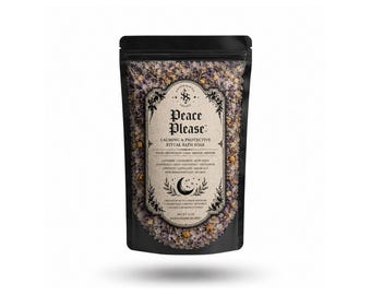 Calming Intention Bath Salts: Aromatherapy Ritual Bath Soak