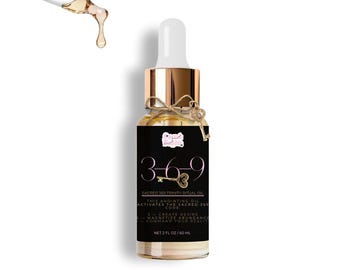 Aceite Ritual Sagrado 369 – Aceite de Unción para el Dinero, el Amor y el Poder