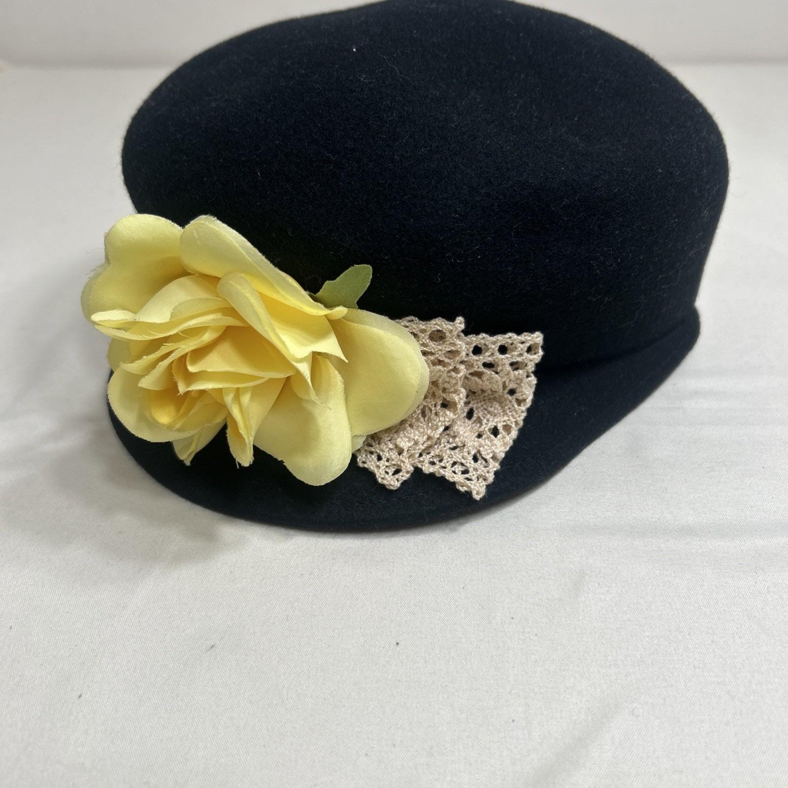 Vintage Arlin made in Taiwan - Black Bow Fascinator Ladies Vintage Classic Bow Fascinator - Black – Accessory Heaven main image 3