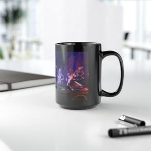 DJ Skeleton Black Mug - Perfect for Halloween, Music Lovers, Coffee Enthusiasts, Gift for Friends, 11oz or 15oz