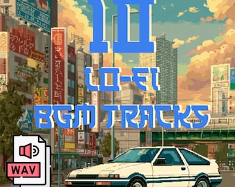 Pacote com 10 músicas de fundo para transmissões na Twitch: LoFi Chill Beats para VTubers, YouTube e jogos (em loop).