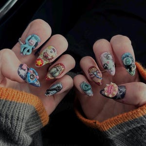 Custom Press On Nails: Handmade Nail Art Design