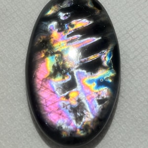 Spectrolite Labradorite Gemstone  Spectrolite Labradorite Cabochon Labradorite Loose Stone For Jewelry Making CTS 70.55 Size 41.5x24x8m