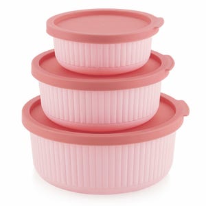 Airtight Plastic Round Containers – Durable, Leak-Proof Storage for Kitchen & More