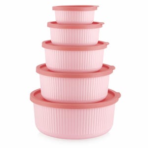 Airtight Plastic Round Containers – Durable, Leak-Proof Storage for Kitchen & More