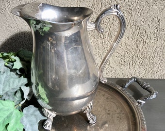ヴィンテージ シルバープレート ウォーターピッチャー、Oneida Ltd