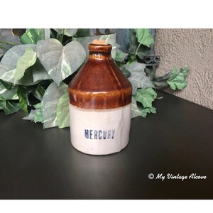 Stoneware Mercury Bottle, Stoneware Mercury Jug, Mercury Jug