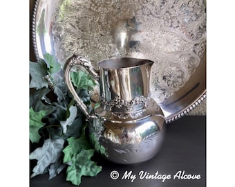 ヴィンテージ シルバープレート ウォーターピッチャー、Oneida Ltd