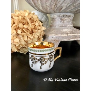 Winterling Bavaria Germany Gold Demitasse Cup, Petite Demitasse Cup