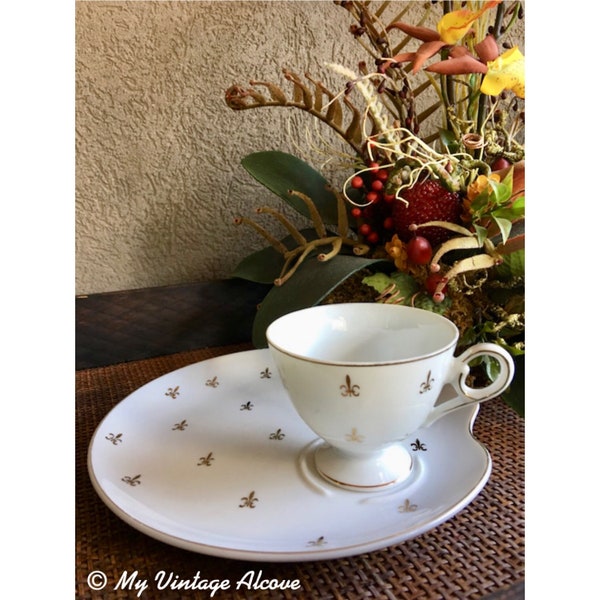 Snack Plate and Cup Etsy