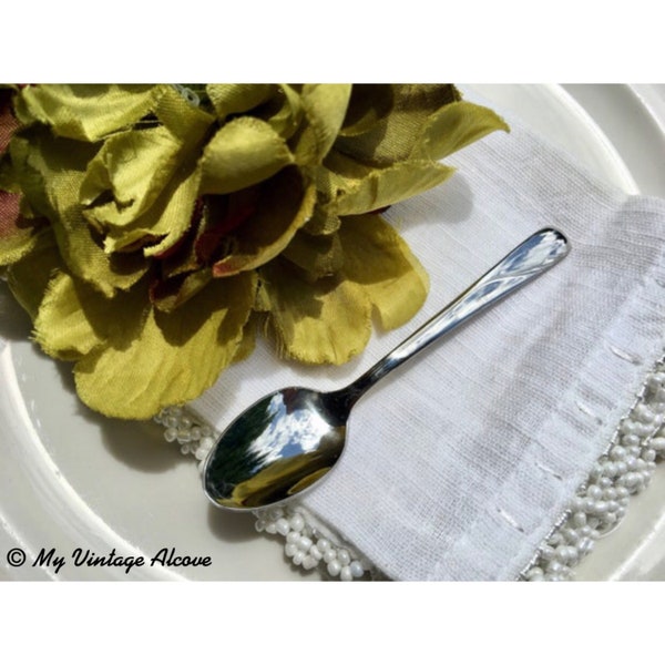 Demi Tasse Spoon, Oneida Demitasse Spoon, Vintage Demitasse Spoon