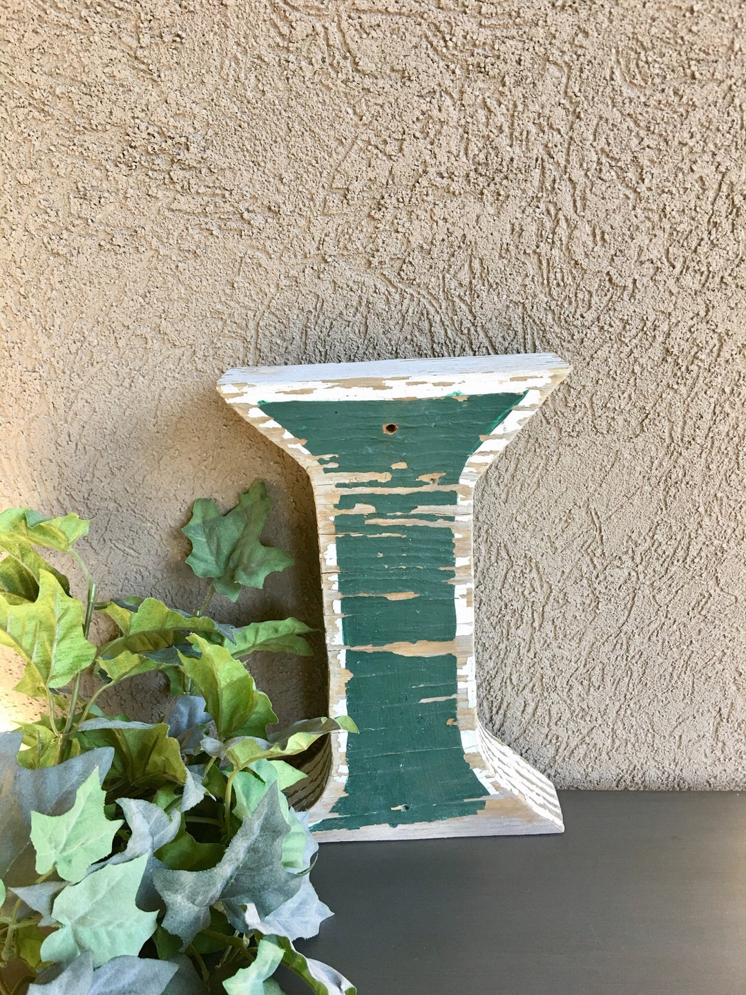 Large Wooden Letter, Vintage Wooden Letter, Wall Hanging Letter Etsy