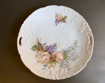 Cake Platter, Antique Cake Plate, Antique Austrian China