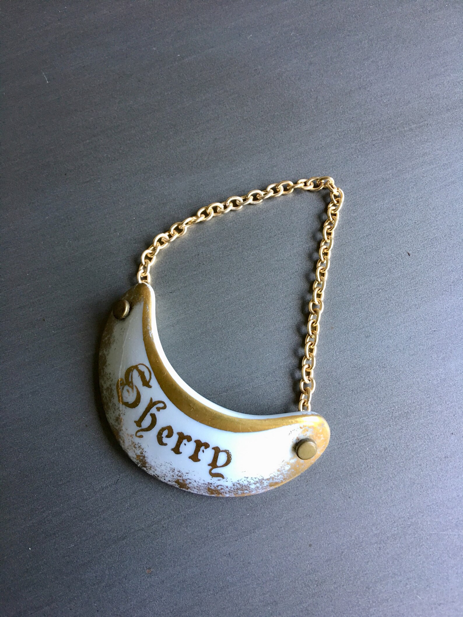 Porcelain Decanter Tags Porcelain Decanter Labels Sherry Etsy