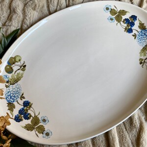 Large Oval Serving Platter, Informal True China by Iroquois Ben Seibel Design