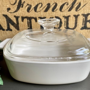 Corningware Casserole Dish, Corningware Baking Dish, Corning Ware Casserole, Beige Corningware