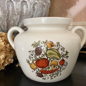 Pot de haricots McCoy, pot de haricots vintage, pot de haricots en grès, pot de haricots en poterie