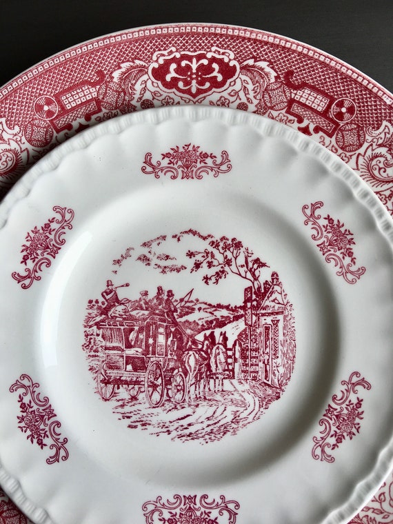 Vintage mismatched china Clearance