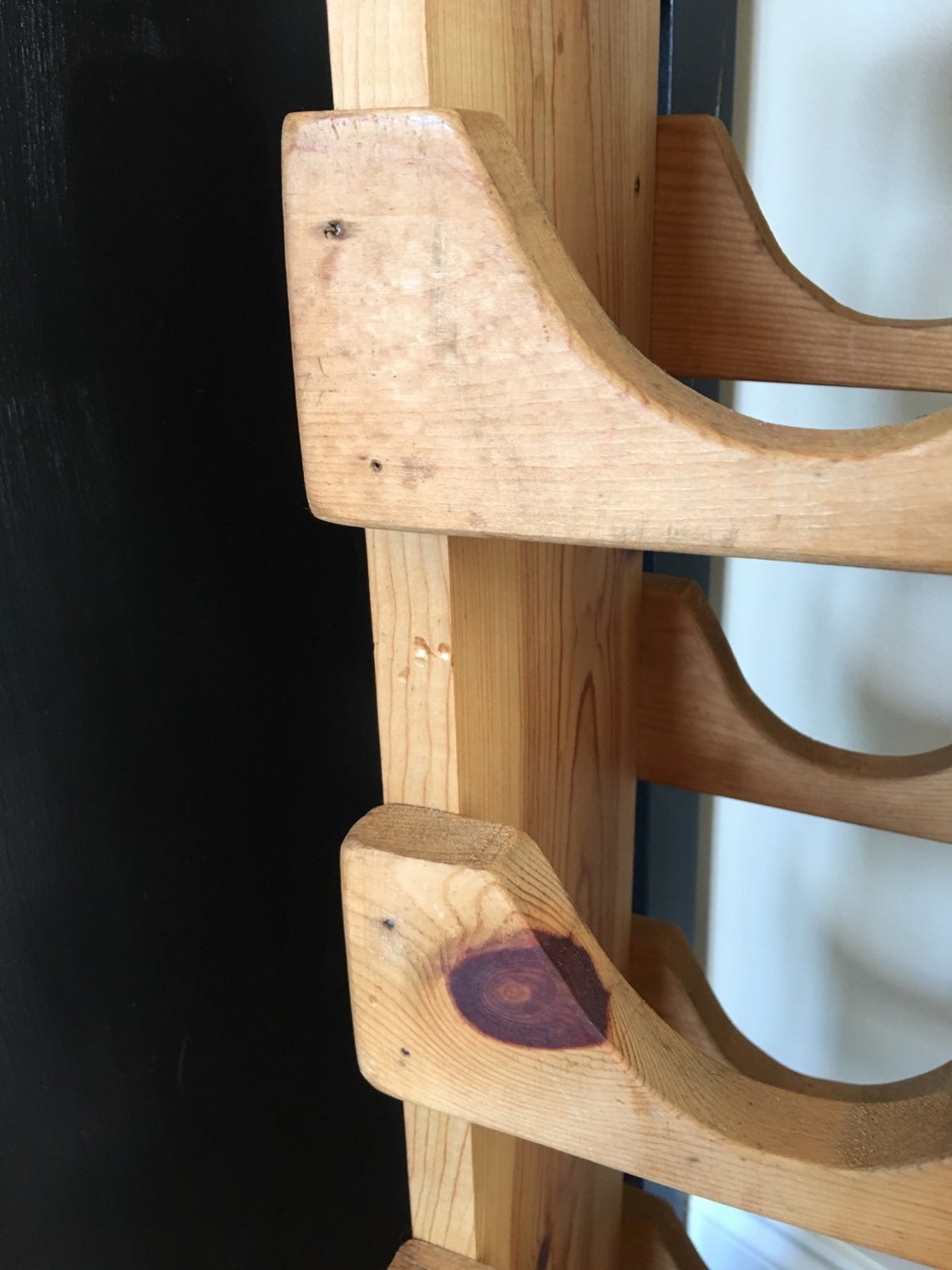 Tall Narrow Floor Wine Rack Tall Slim Wine Rack Narrow Wine Etsy