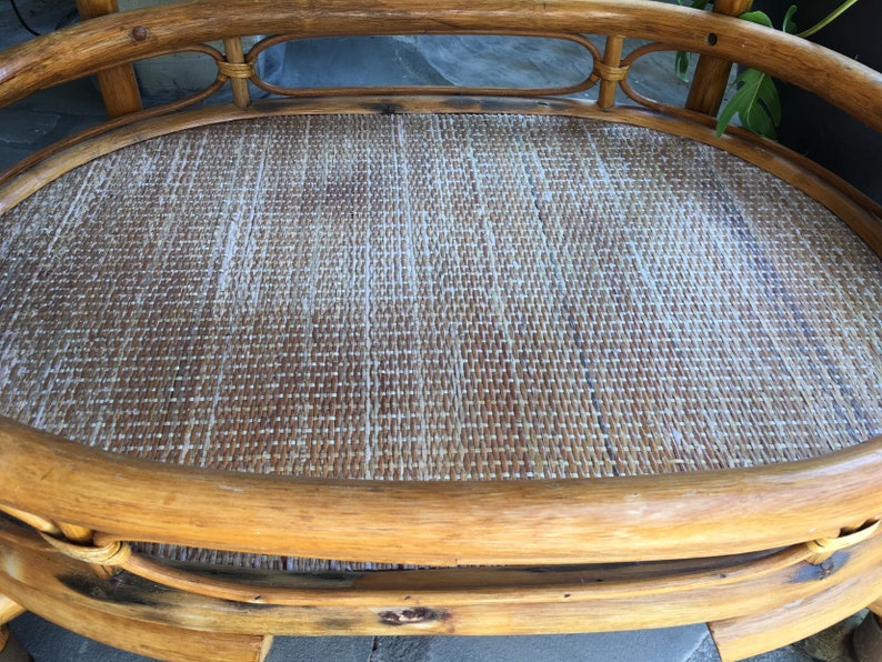 Vintage Bamboo Bar Cart Bamboo Tea Cart Tea Cart With Tray Etsy