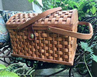 Picnic Basket For Four, Picnic Basket With Dishes