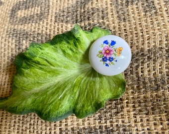 Poignée de tiroir Flower, bouton de meuble floral, bouton de fleur