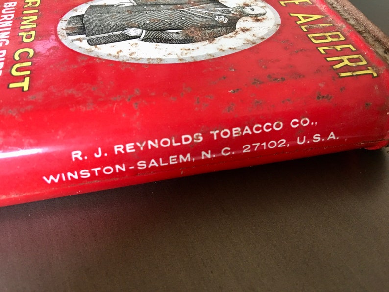 Cans tobacco prince albert Value of