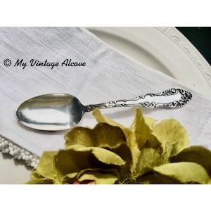 Sterling Silver Tea Spoons, Antique Sterling Silver Teaspoon, Antique Silver Spoon Patterns