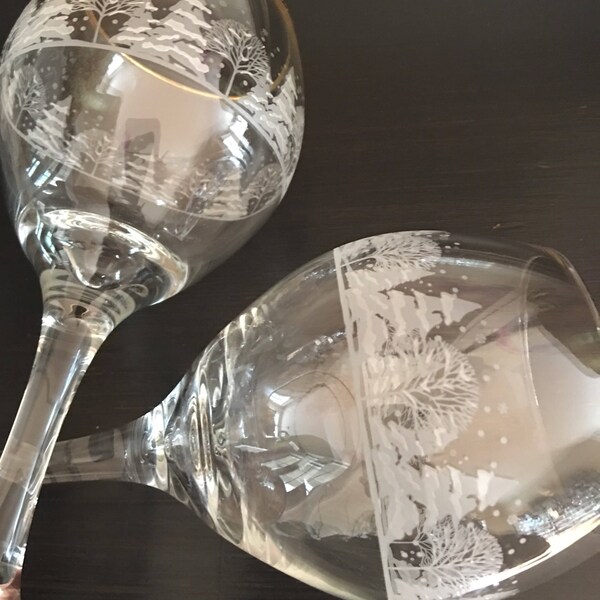 Red Wine Glasses Etsy