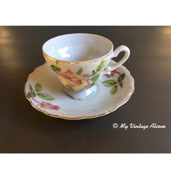 Demi Tasse Cup, Vintage Demitasse Cup, Demitasse Tea Cup