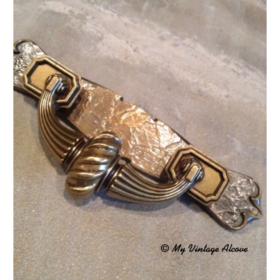 Drawer Pull With Backplate 3 Inch Drawer Pull Backplate Etsy