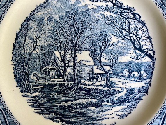 Currier and ives plates online