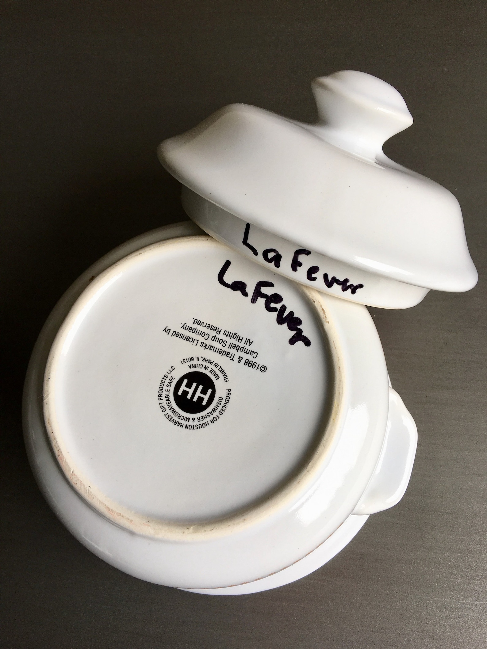 1998 Campbells Soup Bowl With Lid Vintage Campbell's Soup Etsy