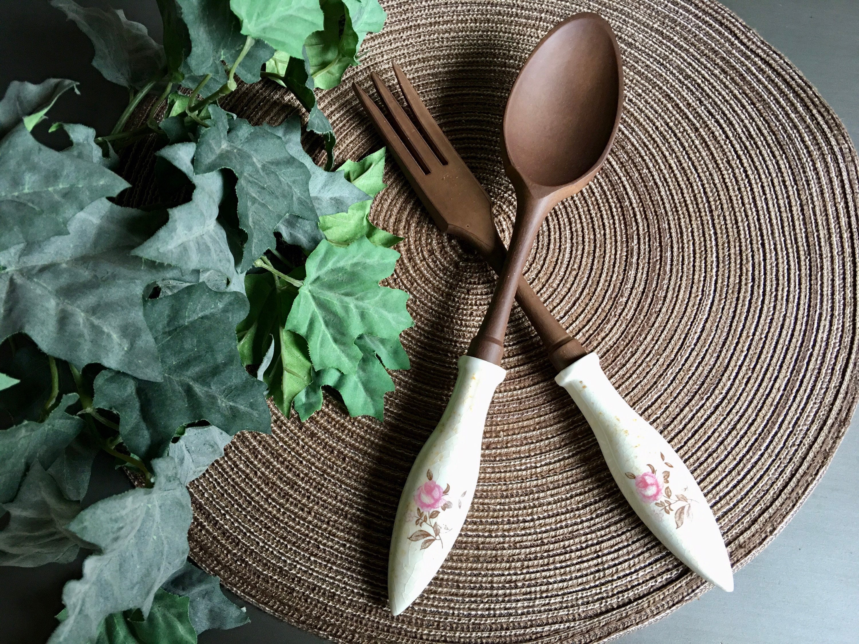 Hostess Server Set Hostess Serving Utensils Vintage Salad Etsy UK