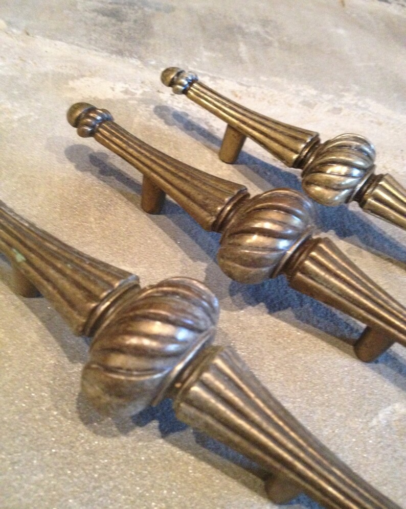 Decorative Brass Drawer Handles Decorative Brass Pull Etsy