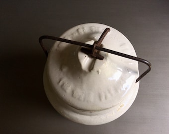 Stone Canister, Stone Canisters Kitchen, Stone Storage Jar, Antique Stone Jar, Stoneware Storage Jar, Stoneware Tea Canister