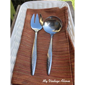Stainless Steel Serving Fork and Gravy Ladle Set