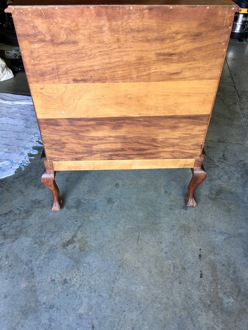 Locking Secretary Desk Vintage Drop Front Desk Vintage Etsy