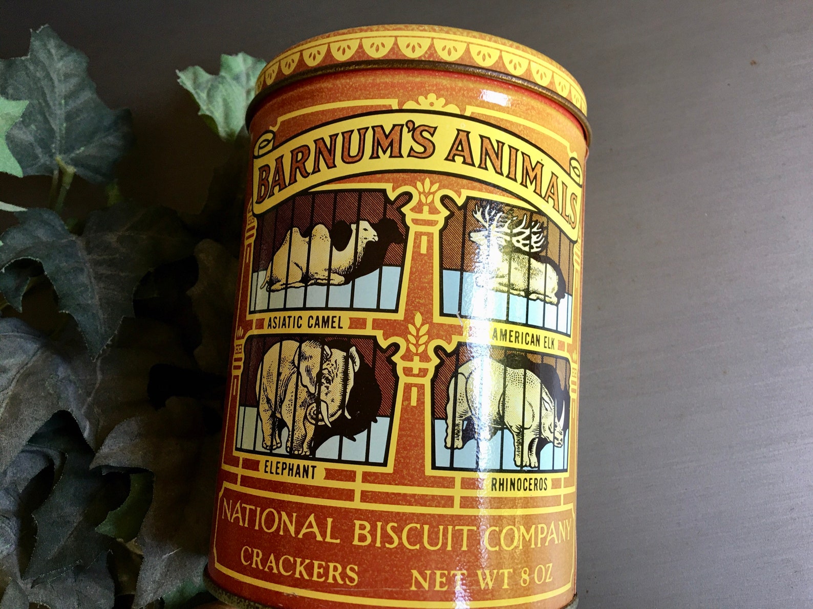 Barnum Animal Crackers Tin Vintage Animal Cracker Tin Etsy