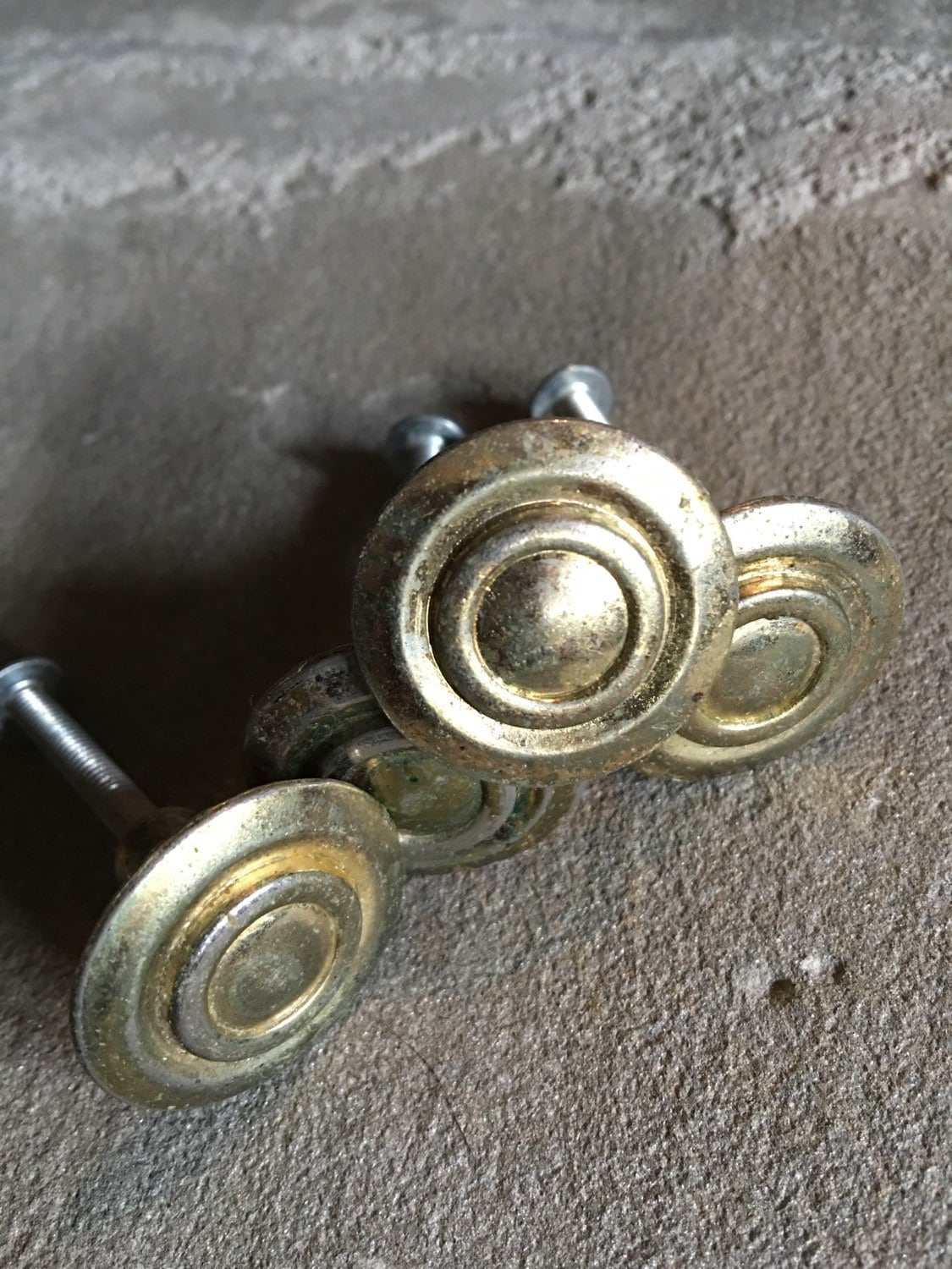 Old Brass Drawer Pulls Vintage Brass Pull Vintage Brass Etsy