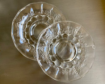Westmoreland Paneled Grape Glass Plates
