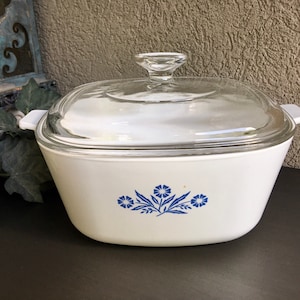 Corningware Bleuet bleu, Cornflower Corningware, Corning Ware Bleuet bleu, Corningware bleu