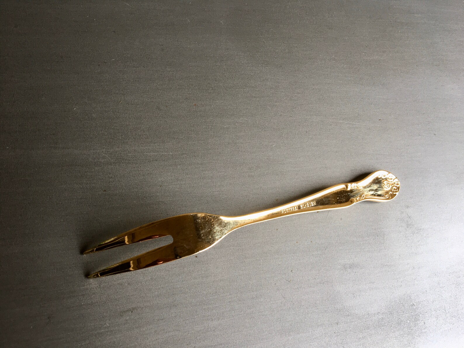 Rostfrei Esmeyer Gold Plated Butter Forks Vintage Small Gold Etsy